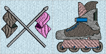 Embroidery colors changed